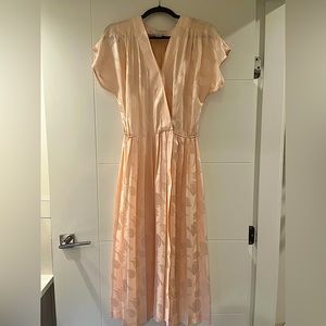 Stunning Silk Vintage A Line Dress